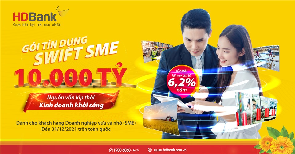 Phục hồi kinh doanh với gói vay online lãi suất chỉ từ 4,99% của HDBank